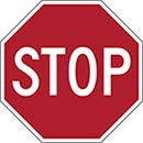 stop sign graphic