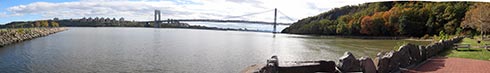 george washington bridge over the hudson river photo