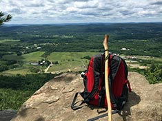 views from a hiking trail photo