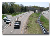 I-280 eastbound from Eisenhower Parkway overpass photo