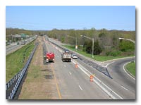 I-280 westbound from Eisenhower Parkway overpass photo