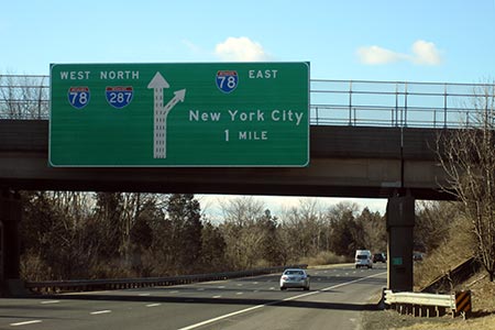 I-287 northbound photo