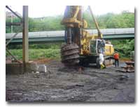 drill shaft construction photo