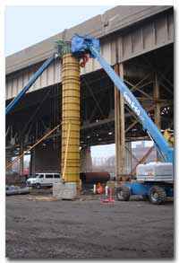 drill shaft construction photo