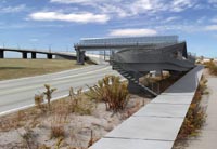 sea bright pedestrian bridge rendering