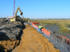 temporary retaining wall photo