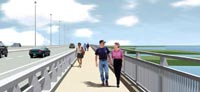 shared use walkway rendering