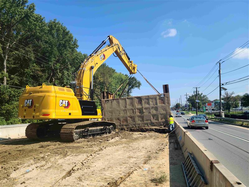 Route 70, Route 38 to Cooper Avenue project limits map