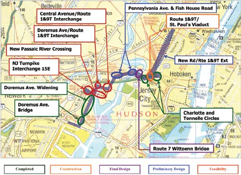 phase 1 projects map