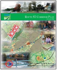 Route 57 Corridor Plan cover graphic